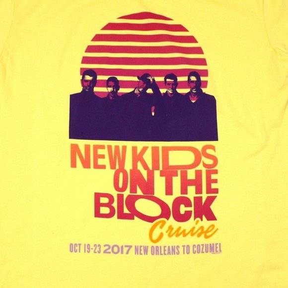 New Kids On The Block 2017 Cruise Tee - L - Picture 2 of 5